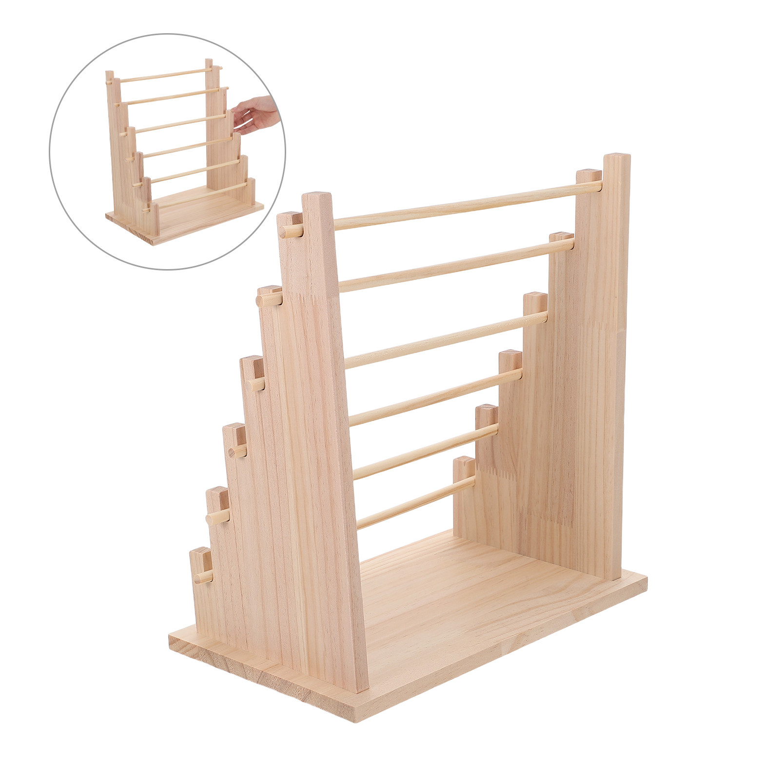 6 Tier Wooden Ribbon Storage R - Florist Supply Shop recension och pris