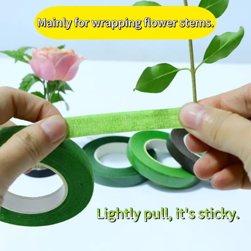 1-12Rolls Green Bouquet Floral - Floral Tape Green recension och pris