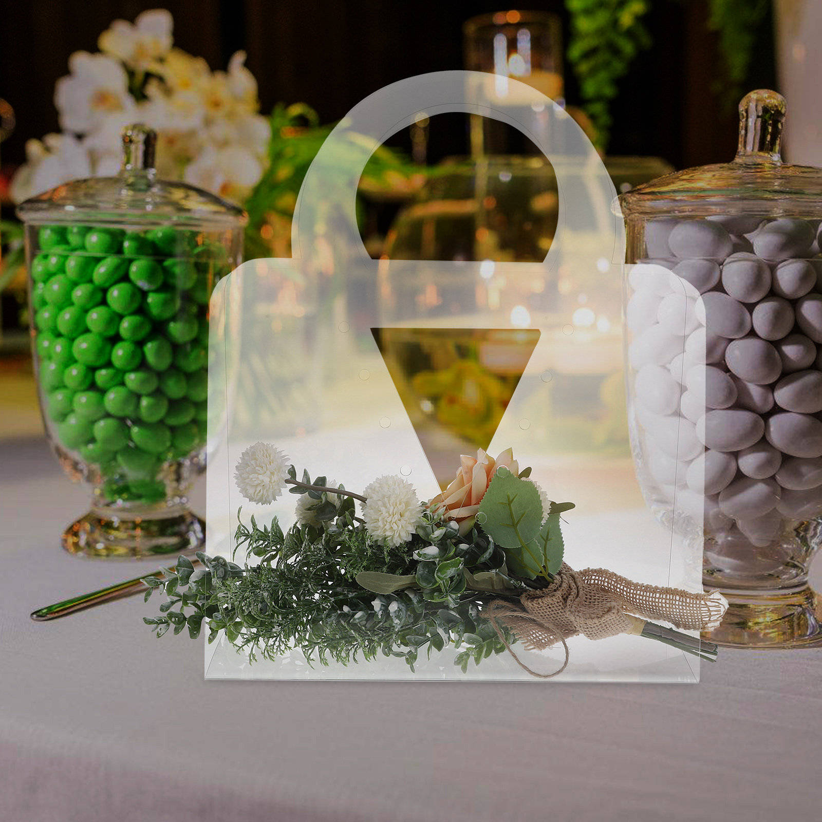 4Pcs Clear Bouquet Gift Bags F - Florist Supply Shop recension och pris