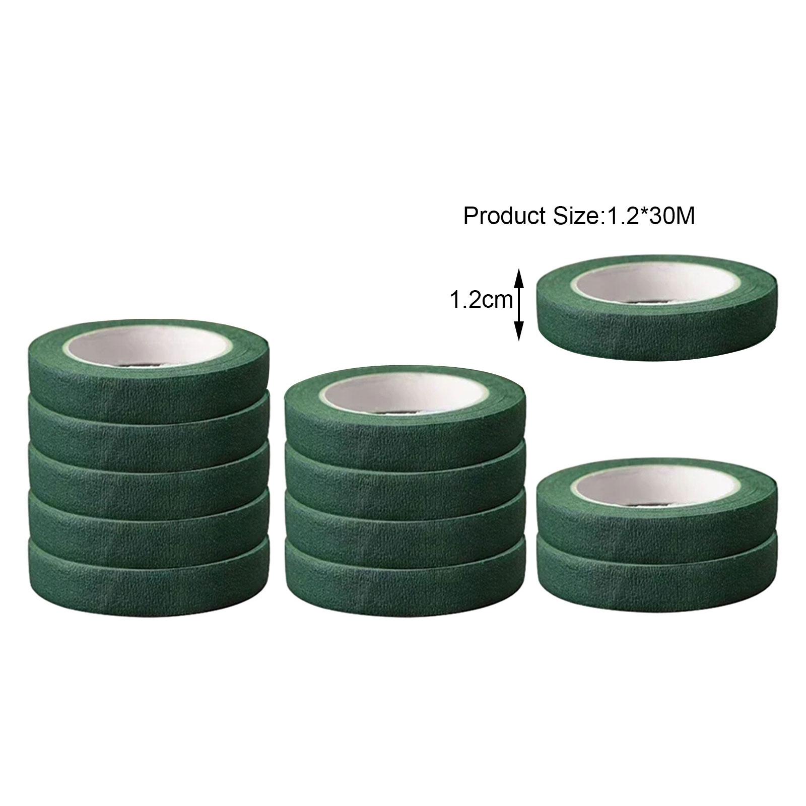 12 Rolls Floral Tapes, Dark Gr - Floral Tape Green recension och pris