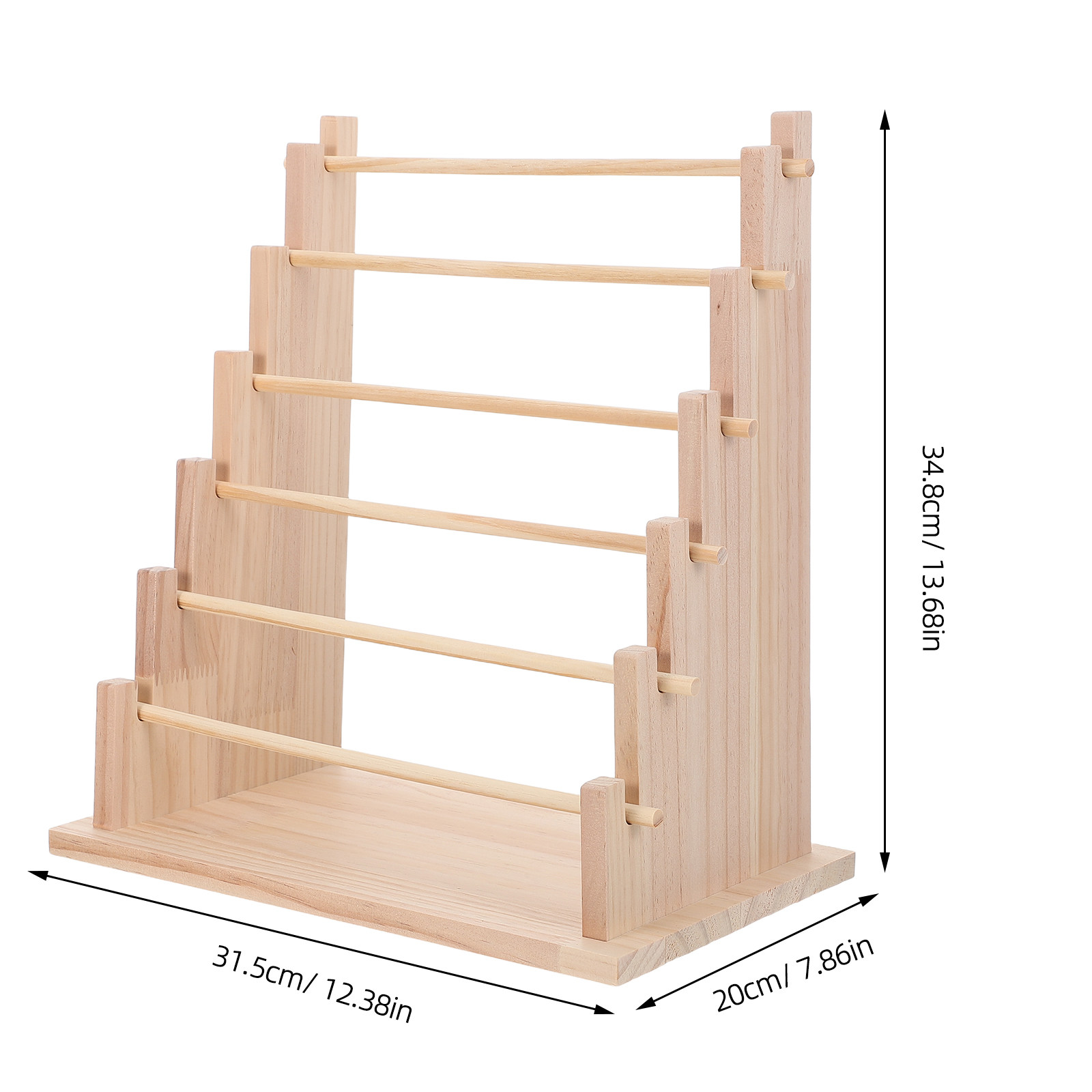6 Tier Wooden Ribbon Storage R - Florist Supply Shop recension och pris